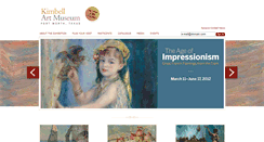 Desktop Screenshot of impressionism.kimbellart.org
